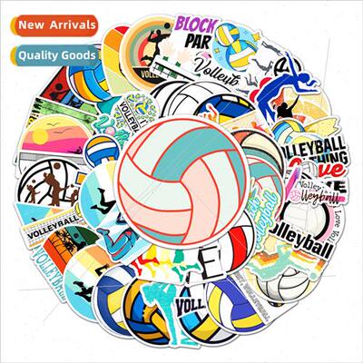 50 Volleyball ggage Stickers Creative Trend Graffiti Waterpr