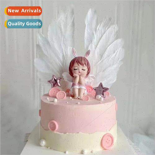 Annies Baby Cake Topper Annies Angels Antler Girl lent Deer