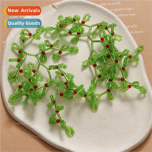 Summer fresh tassel green leaves field small flowers diy han