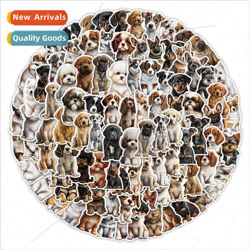 100 cute little puppy graffiti stickers luggage cell phone s