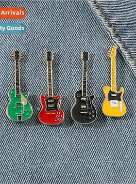 Personalized creative guitar metal badge electric guitar ret