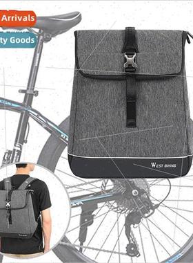 Bicycle backpack cycling rack bag pannier bag multifunctiona