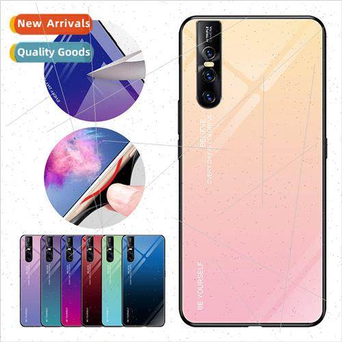 适用 vivoV15Pro phone case X27 gradient colorful Y85 tempere