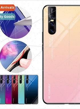 适用 vivoV15Pro phone case X27 gradient colorful Y85 tempere