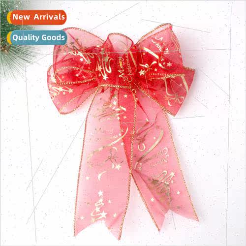 2023 New Christmas Bow Christmas Tree Decoration Supplies Me