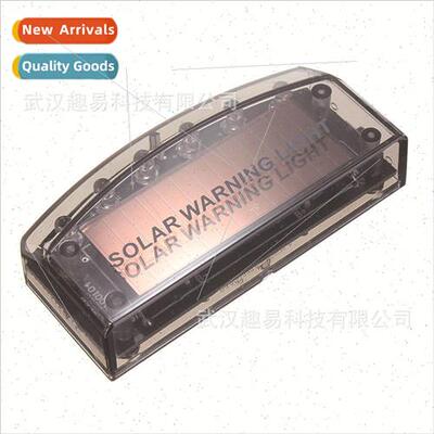 6LED Solar Powered Warning ghts Vibration Sensor Flashing gh