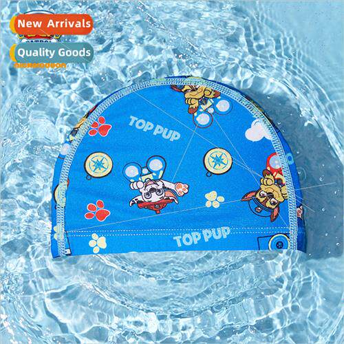 Woof Team king Boys Swimming Cap Learn to Swim Cloth Cap 202