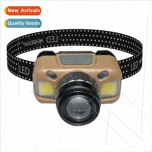 New LED headlamp induction strong light cob white light USB