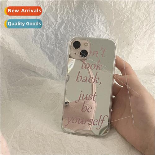 Niche ins mirror English 适用 Apple 14 12Promax phone case i