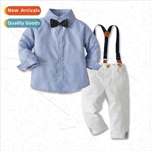 Korean  of the childrens dress childrens long-sleeved cotton