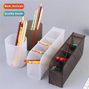 pen frosted holder desk statio Slant organizer inserted