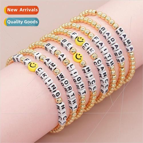 ght luxury  letter beads smiley face in the furnace vacuum p