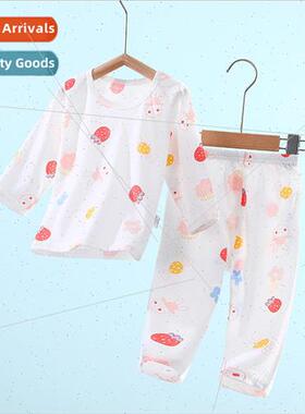 Baby home air-conditioning clothes cotton thin summer baby l