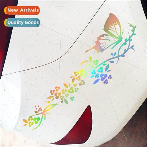 Personalized reflective butterfly car stickers door bumper l