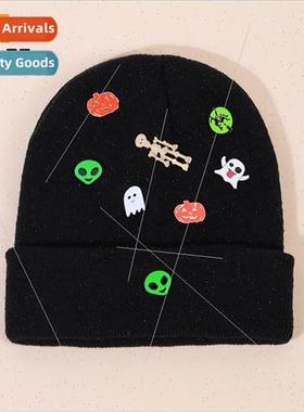 Birthday hat 2022 fall and winter new New Years black knitte