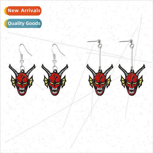 Stranger Things 4 Earrings Stranger Things Hellfire Club Acr