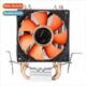 heatpipe dual cpu cooler i3i5i7i9i10i11AMDC Pure mute copper