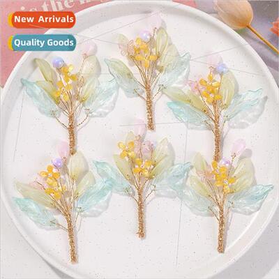 Early Autumn Ancient  Hanfu headdress cinnamon flower bouque