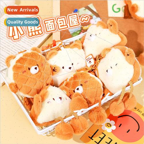 Bear Bakery Mirror Model Functional Cute Plush Delicate Car