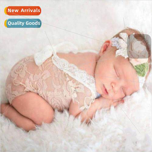 Backless Summer Lace Baby Photography Clothes Newborn Photog
