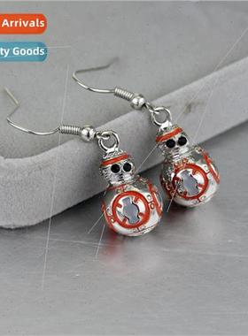 Movie & TV Peripherals Star Wars Droid BB-8 Earrings Earring