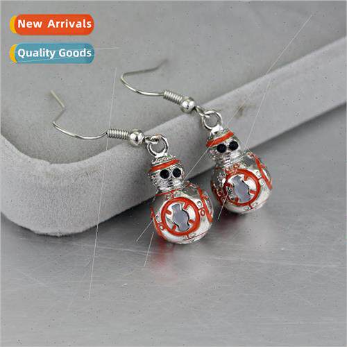Movie & TV Peripherals Star Wars Droid BB-8 Earrings Earring