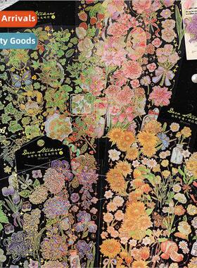 Stereoscopic hot stamping PET stickers Mountain Hoho series