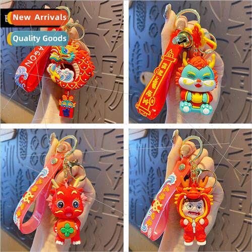 2024 new year of the dragon keychain pendant cute cartoon ba