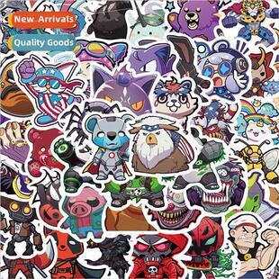 60 pcs of -repeating U.S. 90s animation stickers diy noteboo