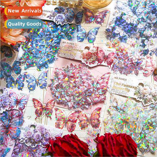 PVC sticker pack Fantasy butterfly series vintage romantic s