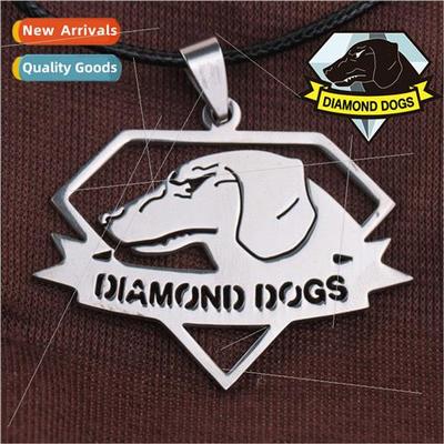New Game Peripheral Necklace Alloy Gear 5 Diamond Dog Stainl