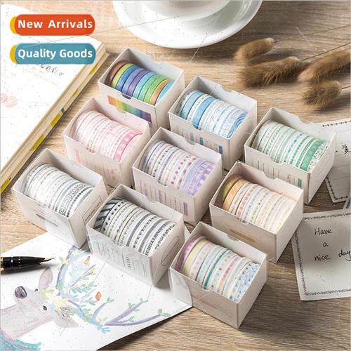 Small fresh creative very fine color system washi tape set 1