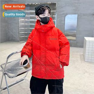 jacket white big winter childre new down 2023 Boys duck