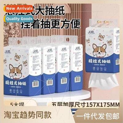 2 Tips 1960 Hanging Extractable Paper Towel Household Kitche