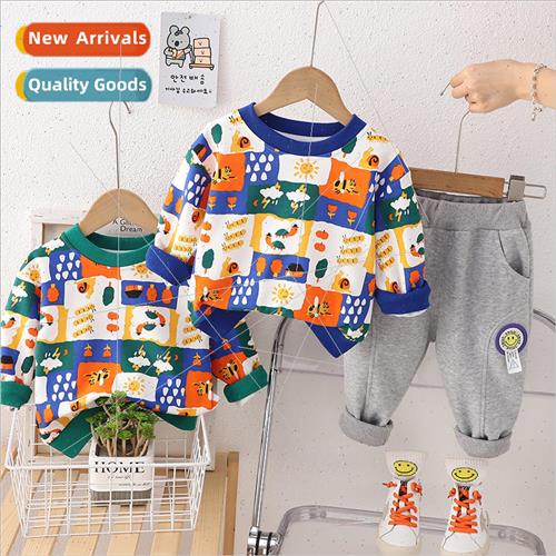 Boys suit spring and fall  2023 new childrens transport squa