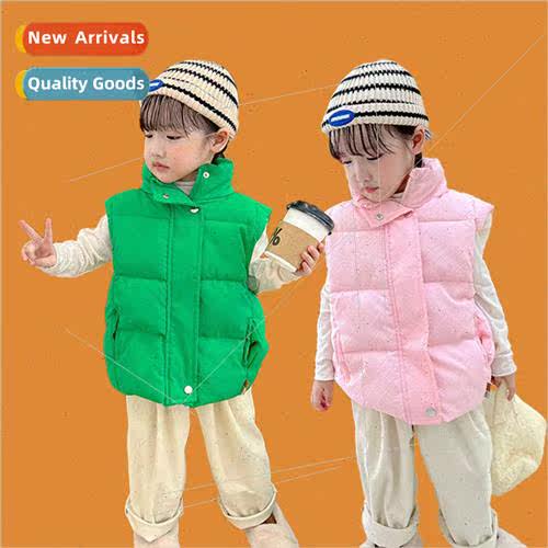 Autumn and winter Korean  of the childrens thickened down co