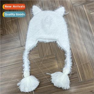 fall winter bear Feng hat Lei the ears and Korean female