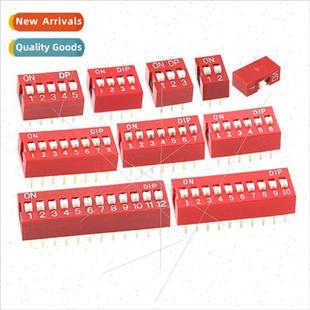 Coded Flat Pitch 2.54mm Toggle Switches DIP