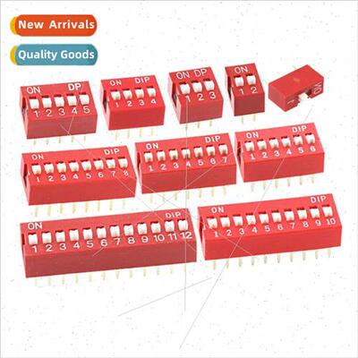 DIP Switches  Flat Toggle 2.54mm Pitch Coded Switches 1/2/3/