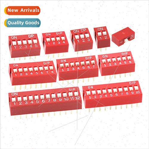 DIP Switches  Flat Toggle 2.54mm Pitch Coded Switches 1/2/3/