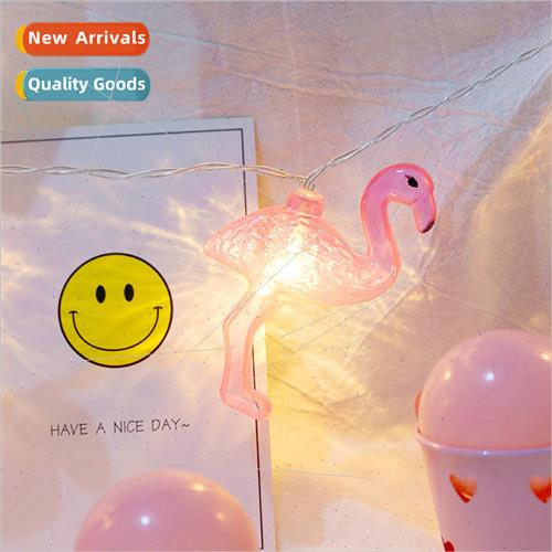 LED Flamingo String ghts Hanging Indoor Christmas Holiday De