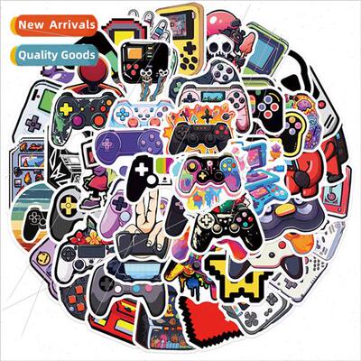 50 cartoon gamepad stickers personalized decorative guitar l