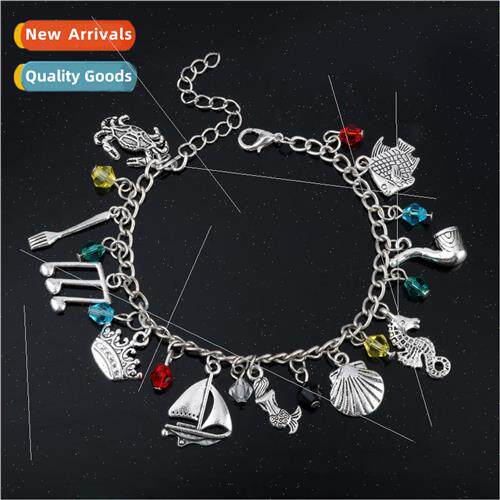 Anime  Oceans Edge bracelet Moana mermaid crab shell bracele