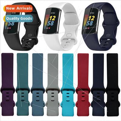 适用 fitbit charge5 smart bracelet band charge5 official sol