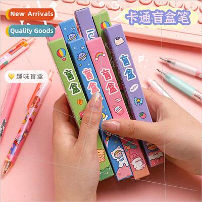 ins cute surprise blind box pen students high value push pen