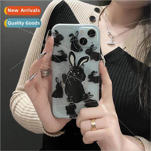 Full screen dark rabbit 适用 Apple 14Promax phone case iPhon