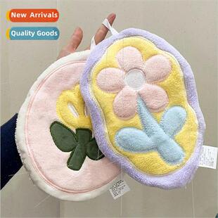 Hand towel hanging super absorbent thickened handkerchief ca