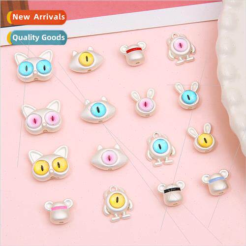 Ghost horse elf cute one-eyed monster alloy accessories diy