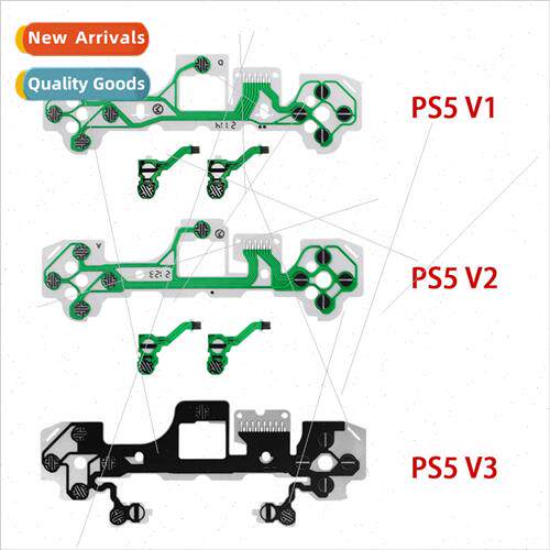 al PS5 controller conductive film LR cross function keys row