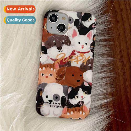 Full screen hand-painted cute little animals 适用 iPhone 14